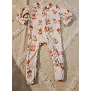 Sweet p baby bamboo zippy flowers size 0-3M